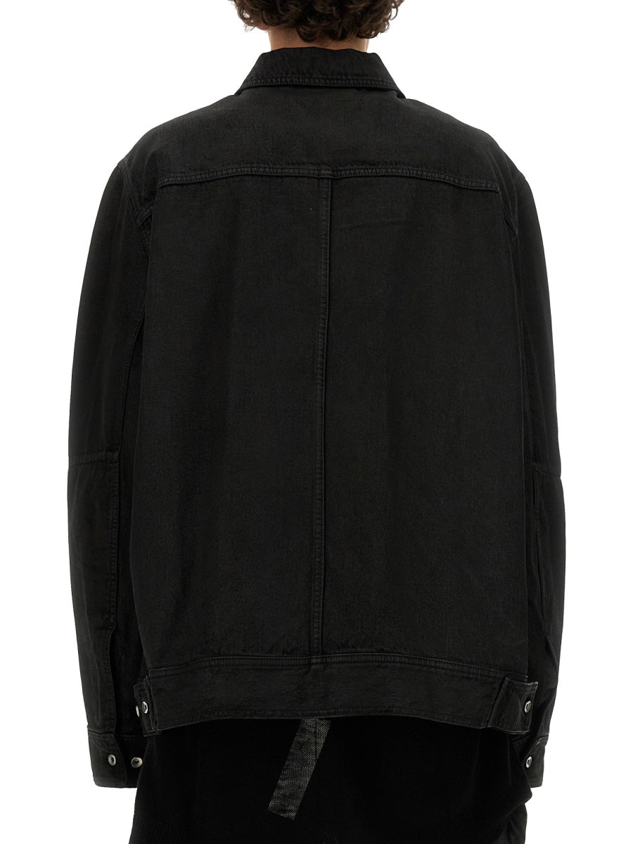 RICK OWENS Men's Denim Jacket Size 48 IT