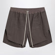 RICK OWENS Dust-Colored Mini Shorts for Men