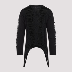 RICK OWENS Long Sleeves Wool Top for Men