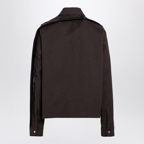 RICK OWENS Men's Shirt Jacket Tour Snap Front - FW24 Edition