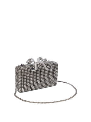 SELF-PORTRAIT Mini Silver Handbag for Women - SS25 Collection