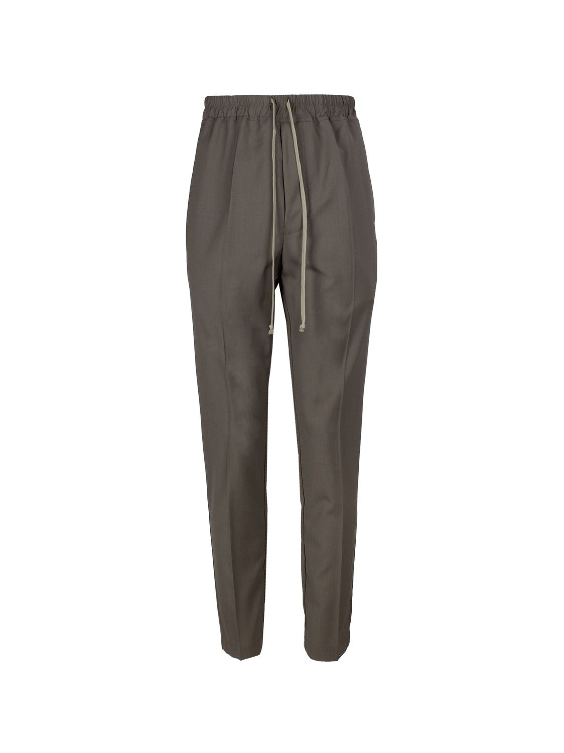 RICK OWENS Drawstring-Waist Straight-Leg Trousers - Size 34