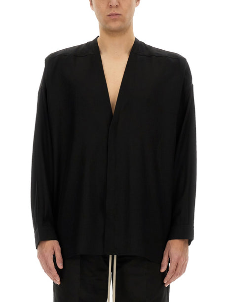 RICK OWENS Lido Larry Shirt - A Contemporary Men's Essential