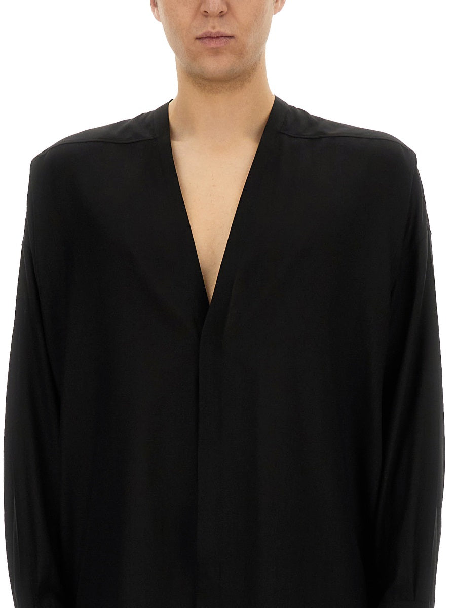 RICK OWENS Lido Larry Shirt - A Contemporary Men's Essential