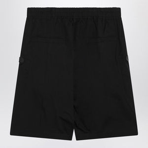 RICK OWENS Men's Mini Bauhaus Bela Elasticized Shorts