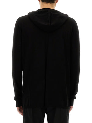 RICK OWENS Men's Wool Sweatshirt - SS25 Collection