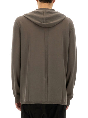 RICK OWENS Men's Wool Sweatshirt - SS25 Collection