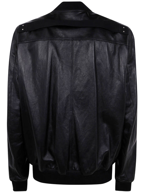 RICK OWENS Classic Flight Leather Jacket for Men