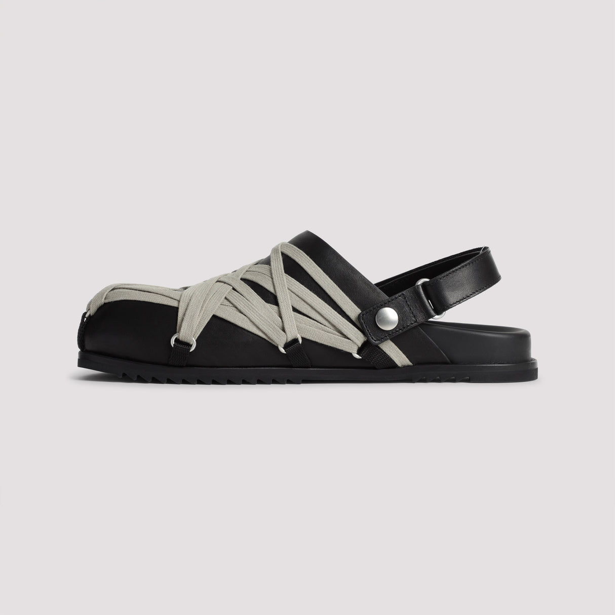 RICK OWENS Megalaced Granola Flat Sandals for Men