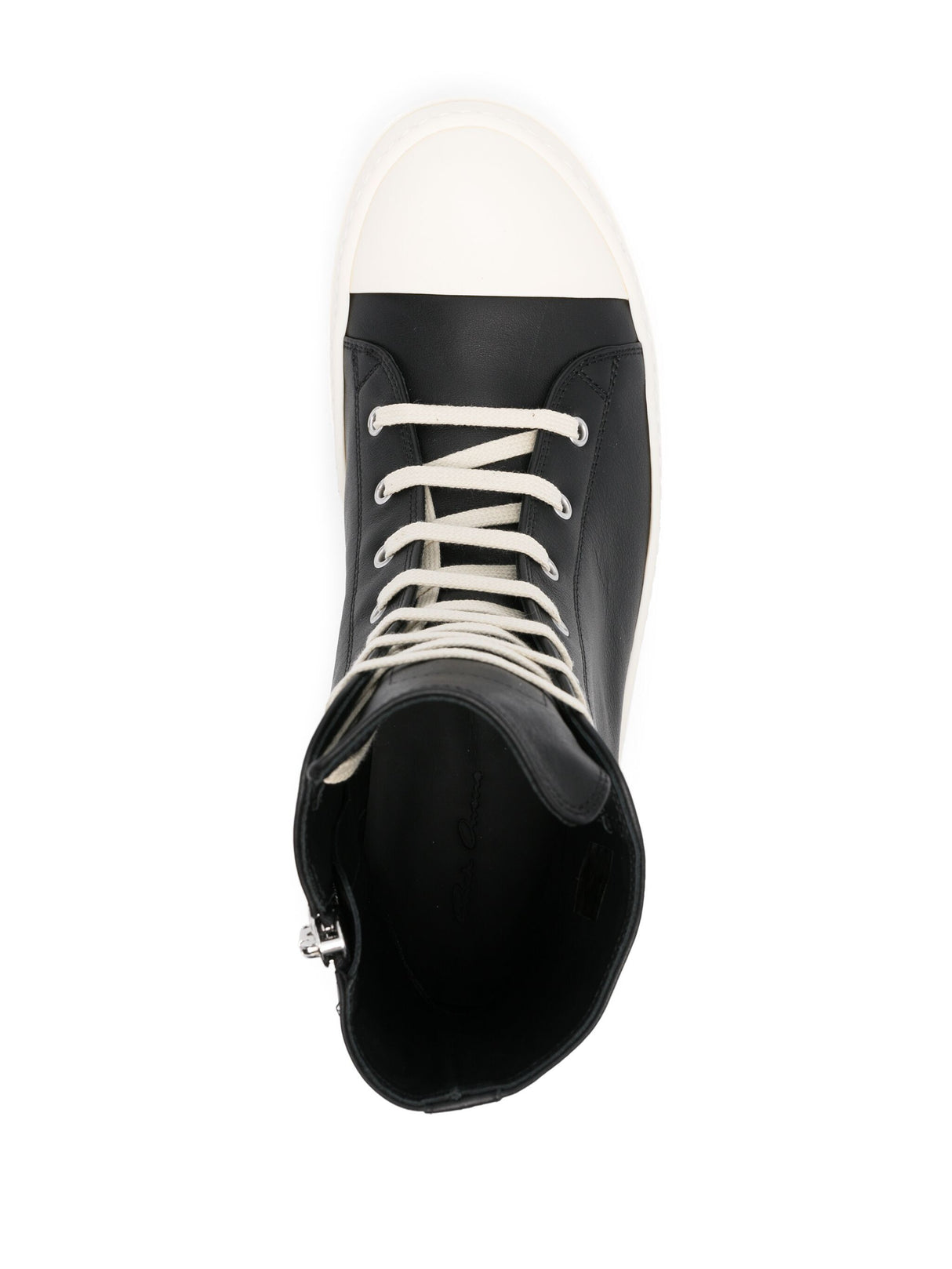 RICK OWENS Men's Leather High-Top Sneaker