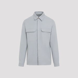 RICK OWENS Cotton Work Shirt for Men - Fall/Winter 2024