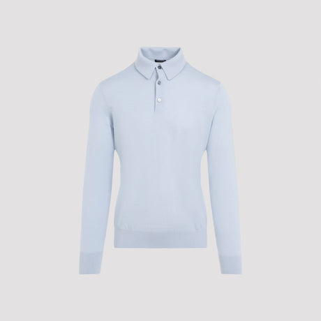 ZEGNA Cashmere Blend Polo Sweater for Men