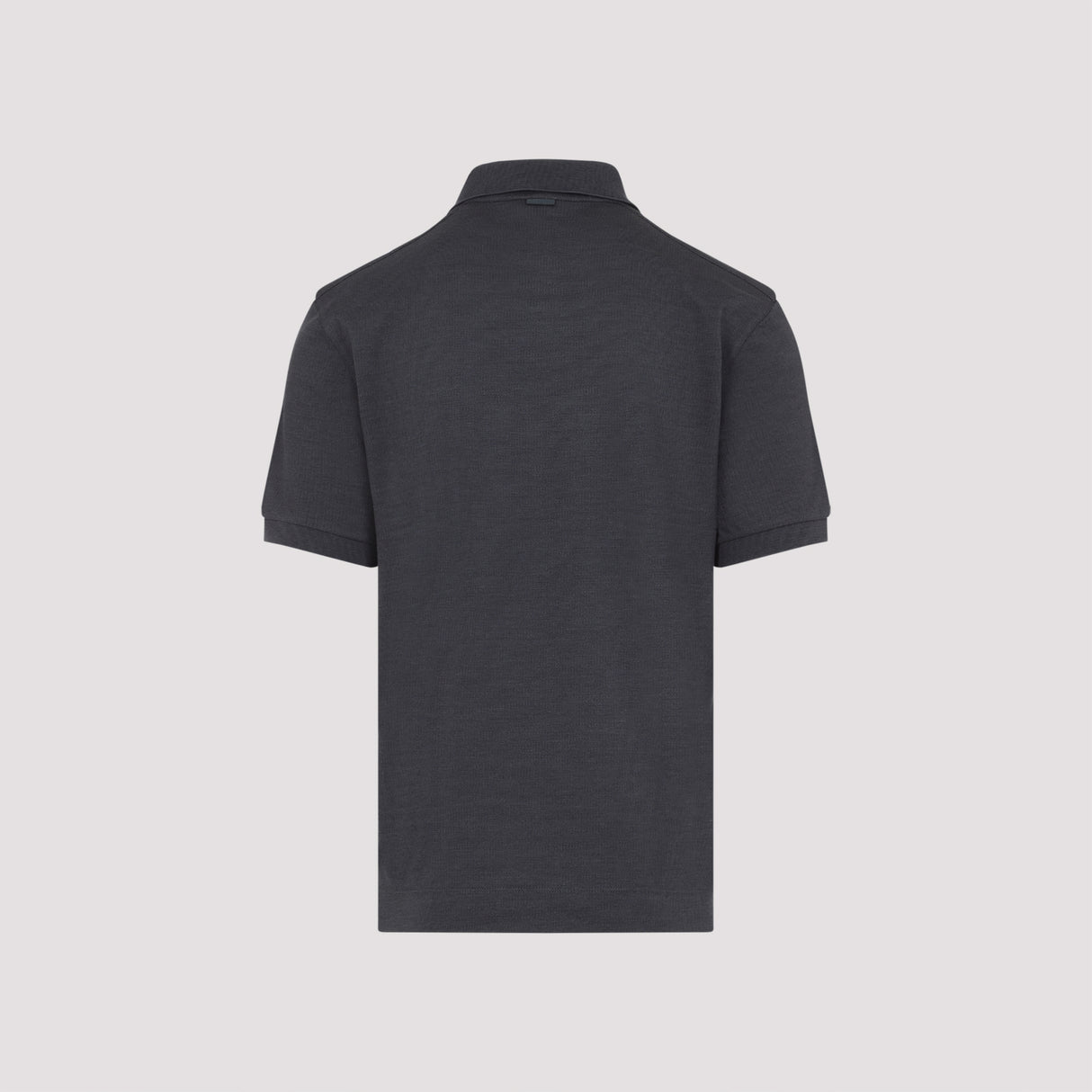 ZEGNA Cotton and Silk Polo for Men - SS25 Collection