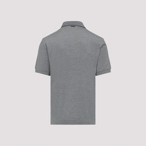 ZEGNA Cotton and Silk Polo for Men - SS25 Collection