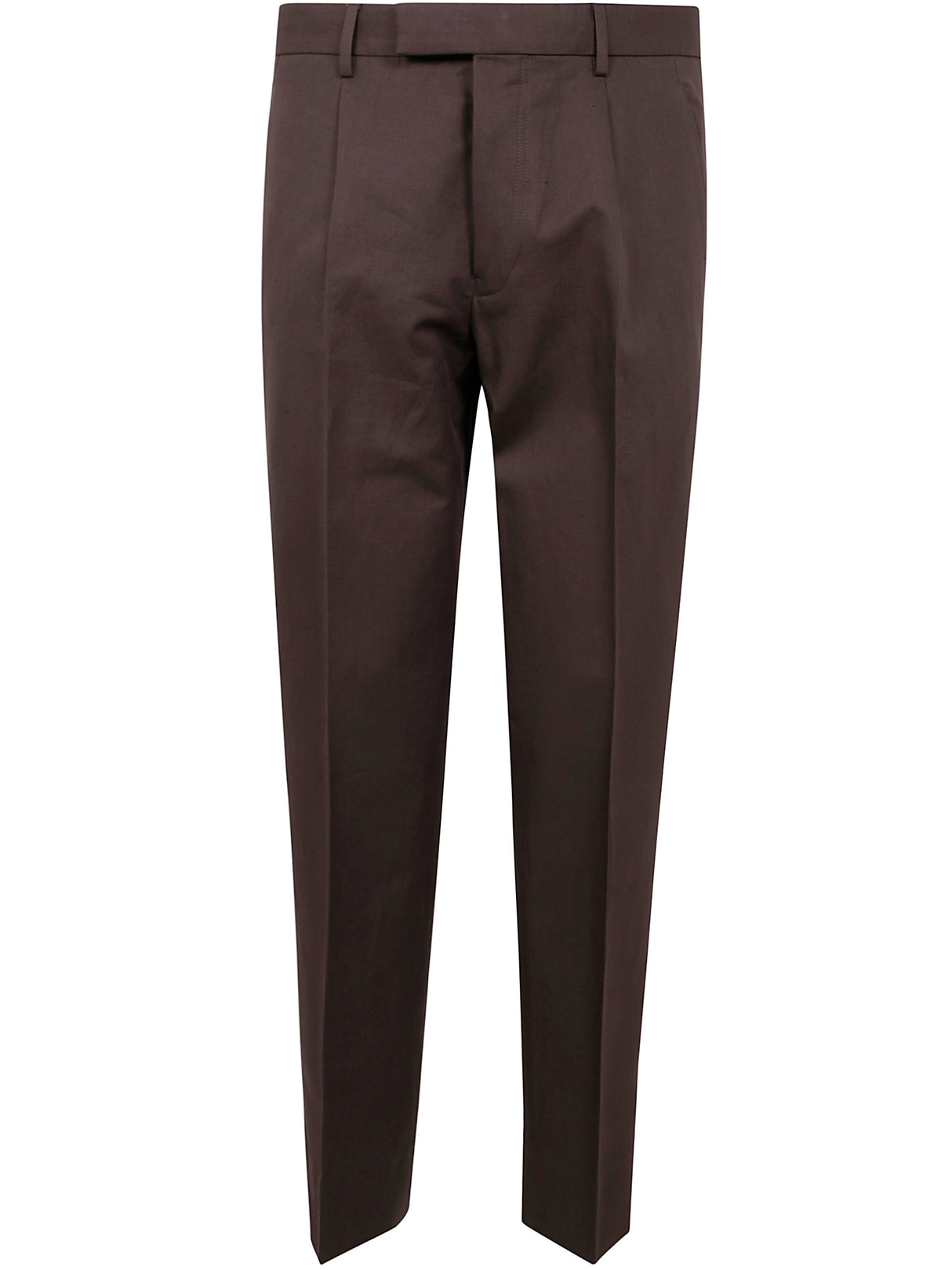 ZEGNA Men's Cotton-Linen Blend Pants for SS25