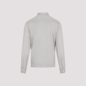 ZEGNA Men's Elegant Silk Blend Shirt