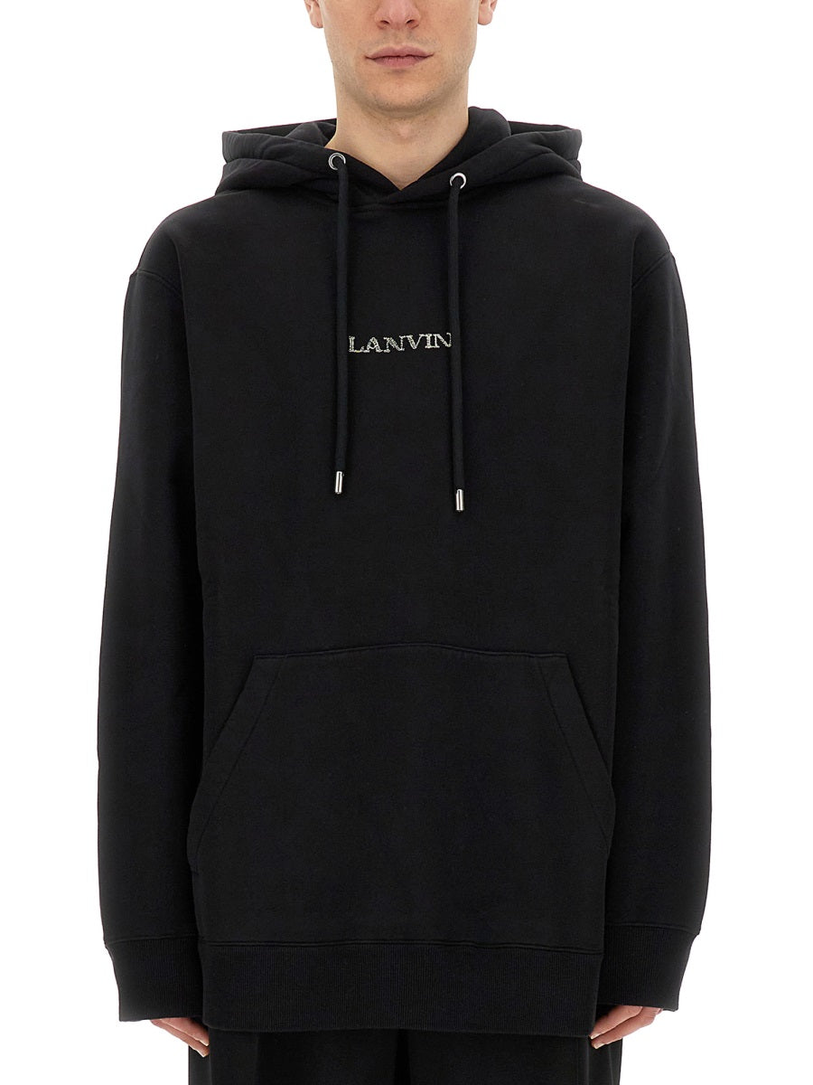 LANVIN Classic Logo Sweatshirt - Regular Fit Large