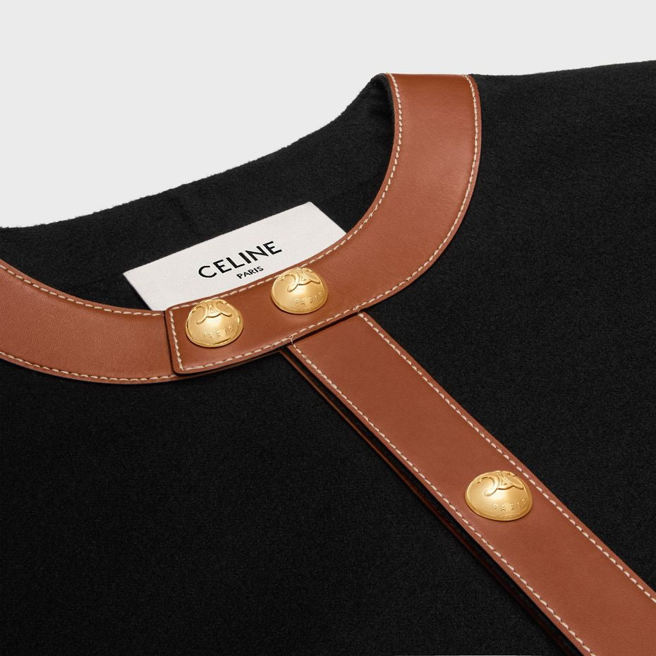 CELINE Double-Face Cashmere Cardigan - Size 38NO