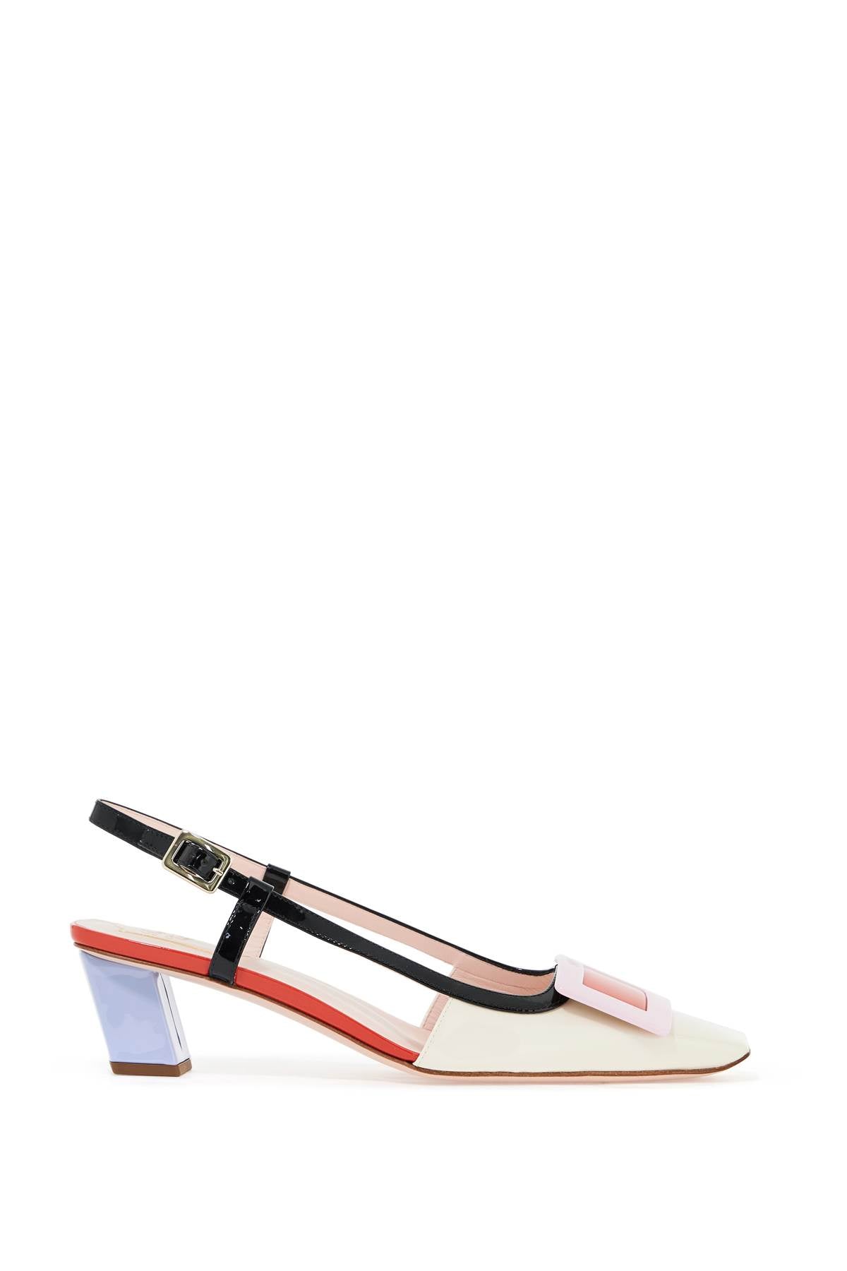 ROGER VIVIER Slingback Pumps with Iconic Buckle