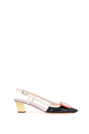 ROGER VIVIER Slingback Pumps with Iconic Buckle