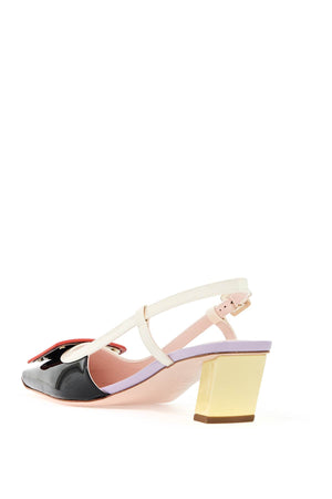 ROGER VIVIER Slingback Pumps with Iconic Buckle