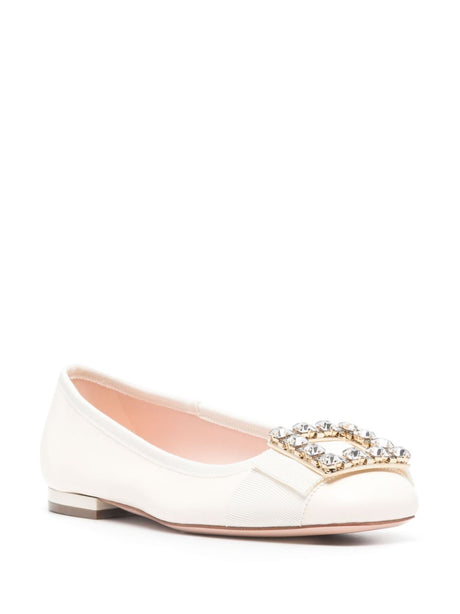 ROGER VIVIER Elegant Leather Ballet Flats for Women