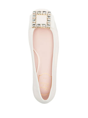 ROGER VIVIER Elegant Leather Ballet Flats for Women