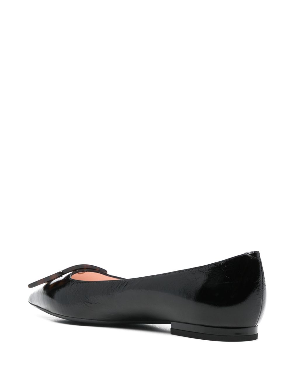 ROGER VIVIER Gommetine Turtle Leather Ballet Flats - Women's Slip-On Style