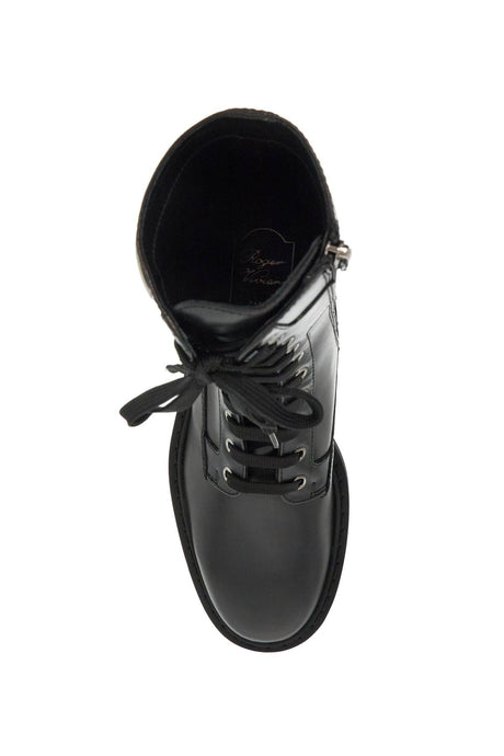 ROGER VIVIER Viv' Rangers Platform Ankle Boots