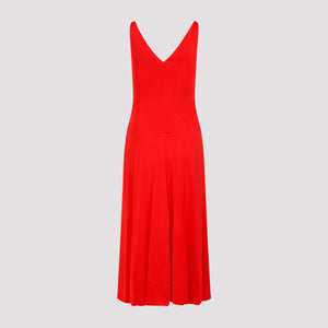 LANVIN Sleeveless A-Line Midi Dress