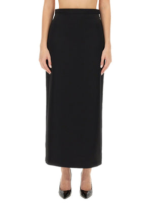 LANVIN Slim Fit Long Midi Skirt - Size 38