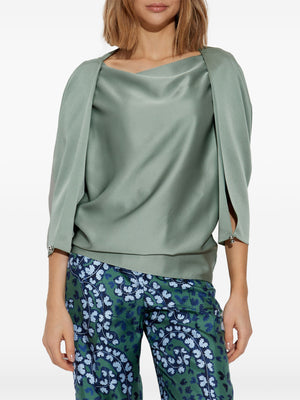 LANVIN Open-Sleeve Mini Top for Women