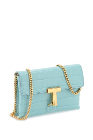 TOM FORD Mini Crocodile-Embossed Leather Crossbody Handbag