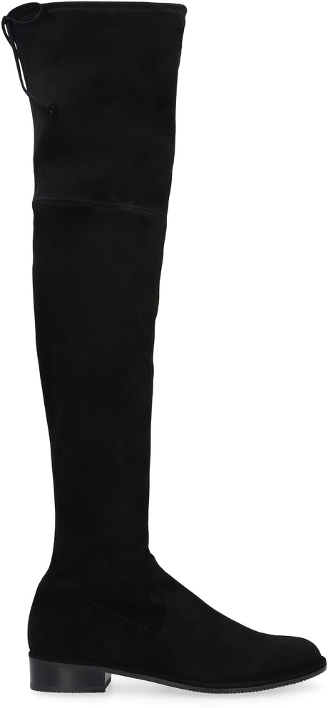 STUART WEITZMAN Over the Knee Stretch Suede Boots