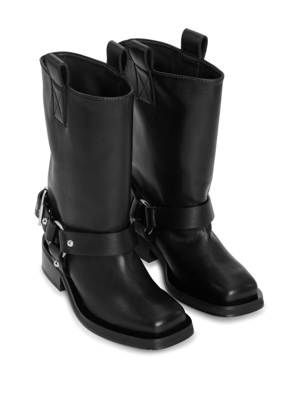 GANNI Women's Biker Tubular Mini Boots