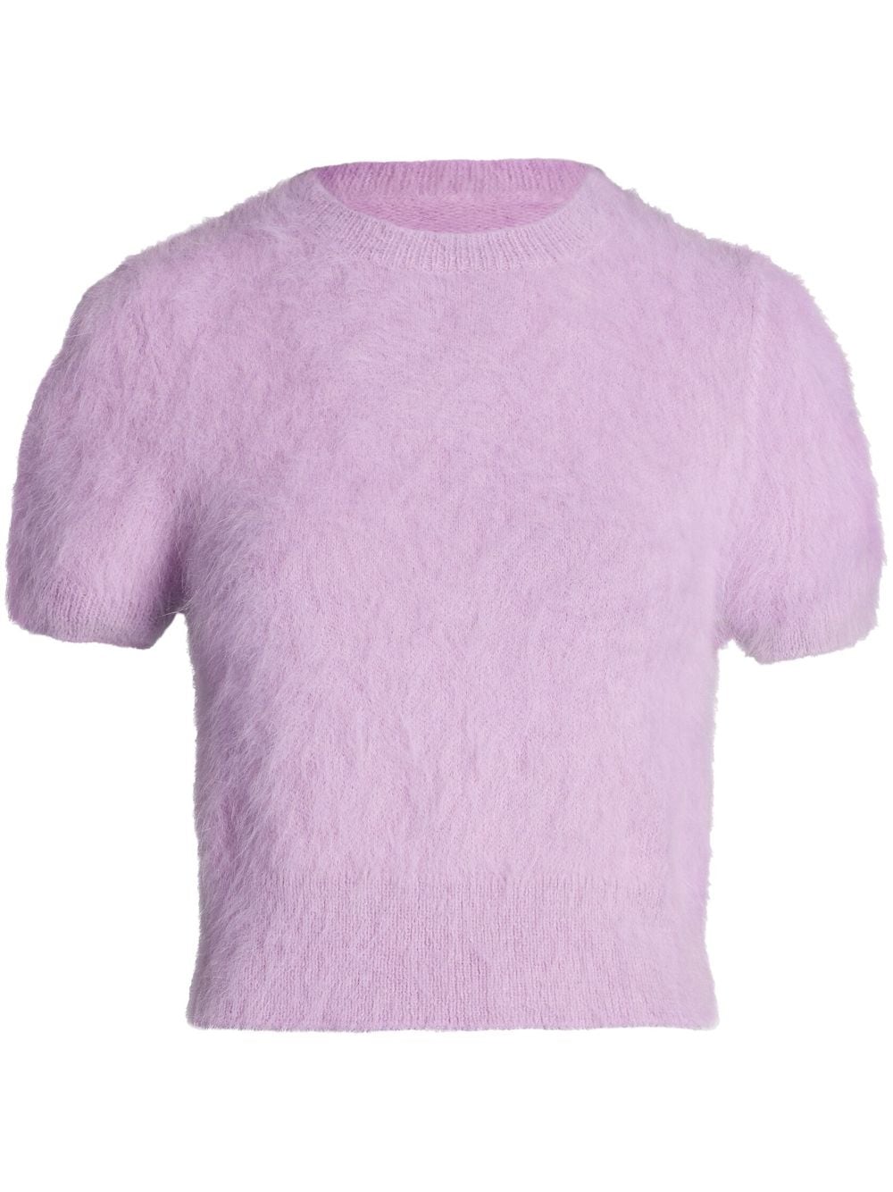 MAISON MARGIELA Cropped Knit Mini T-Shirt