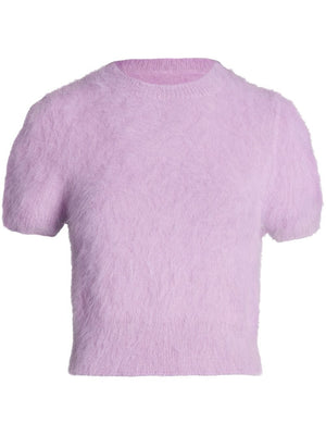 MAISON MARGIELA Cropped Knit Mini T-Shirt