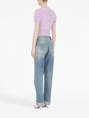 MAISON MARGIELA Cropped Knit Mini T-Shirt