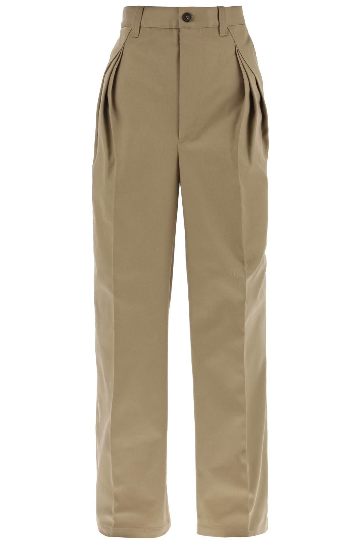 MAISON MARGIELA Triple Pleat Trousers - Size 40