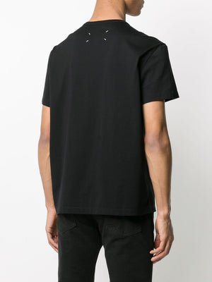 MAISON MARGIELA Upside-Down Logo Cotton Crew-Neck T-Shirt - SS24