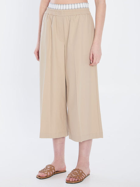 LOEWE Cropped Mid-Rise Trousers for Women