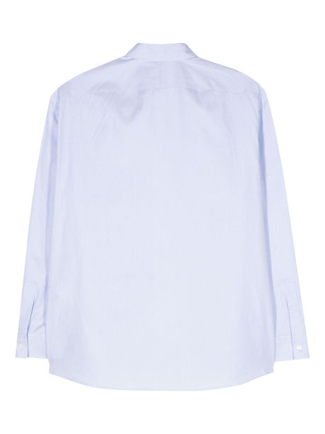 LOEWE Vertical Stripe Layered Design Classic Collar Shirt