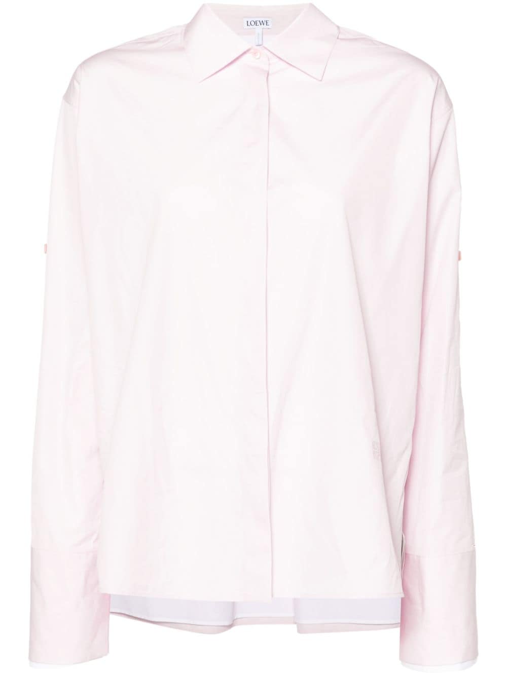 LOEWE Women's High-Low Hem Cotton Shirt