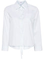 LOEWE Classic Cotton Shirt with Cut-Out Detail - Size Options Available