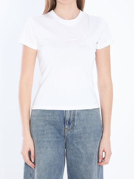 LOEWE Cropped Mini Draped T-Shirt