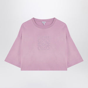 LOEWE Cropped Mini T-Shirt with Anagram Logo