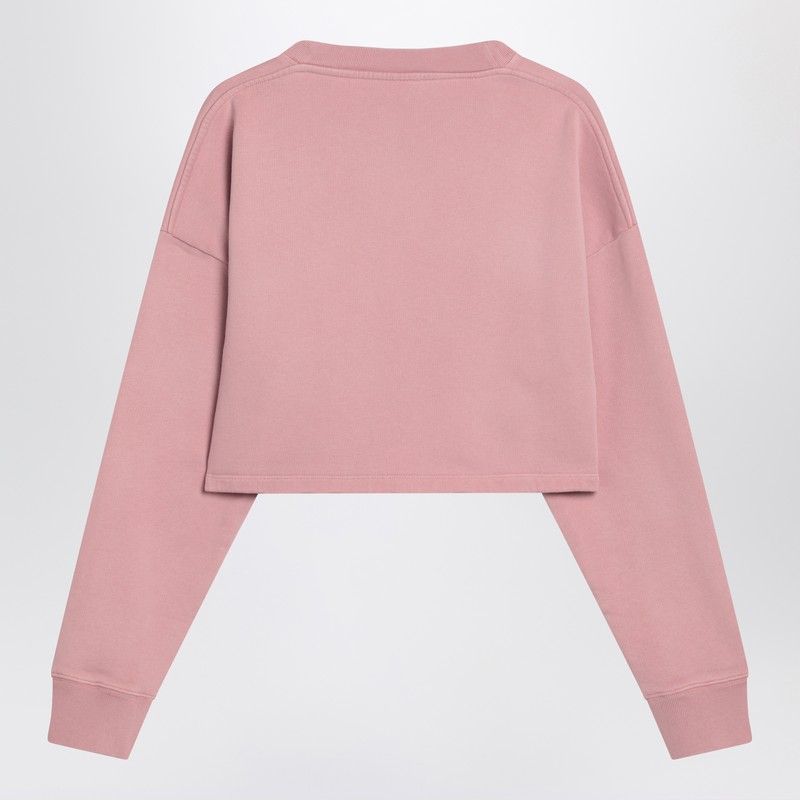 LOEWE Cropped Mini Sweatshirt with Embroidered Logo