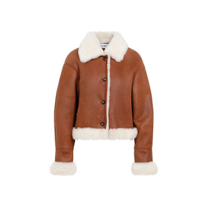 LOEWE Shearling Leather Jacket for Women - FW24