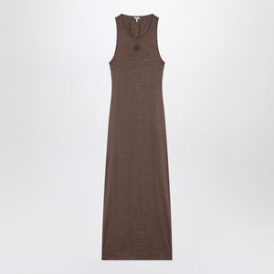 LOEWE Sleeveless Wool Dress with Anagram Logo