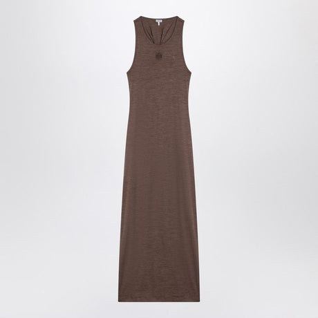 LOEWE Sleeveless Wool Dress with Anagram Logo